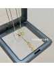 YSL necklace fashion necklace luxury logo design 【Can be worn in the bath without fading】